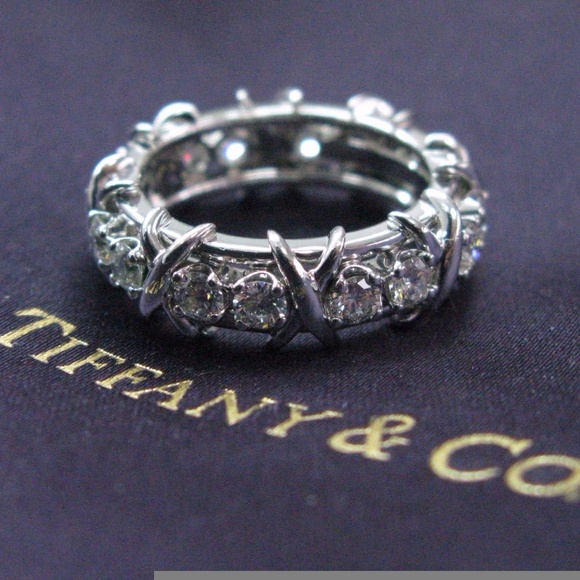 Tiffany Schlumberger 16 Stone Ring on 